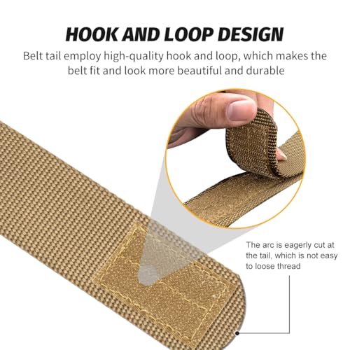 IDOGEAR SPORTS 1.5” Tactical Belt Quick-Release Buckle Waist Belt for Men Daily Tactical Style Nylon Belt4