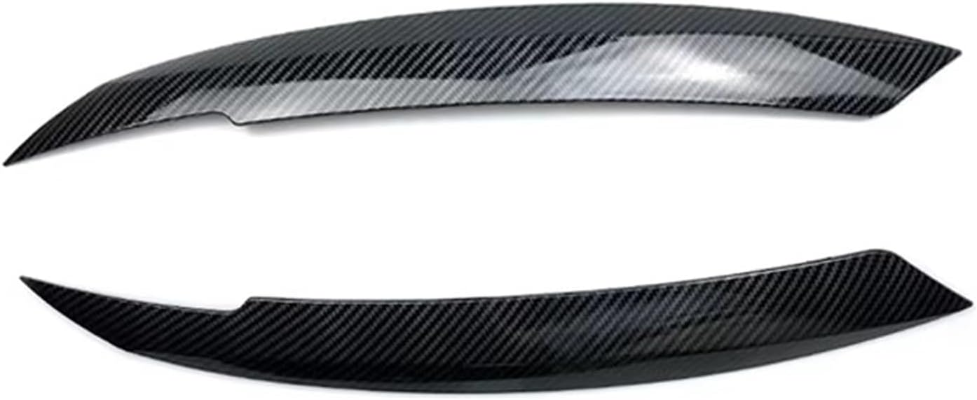 Vw用 Jetta Mk6 2010-2018用 車のヘッドライト眉毛まぶたカバートリム カーボンファイバーステッカー装飾アクセサリ