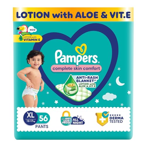 Pampers Complete Skin Comfort Pants, Anti-rash blanket, Lotion wi...