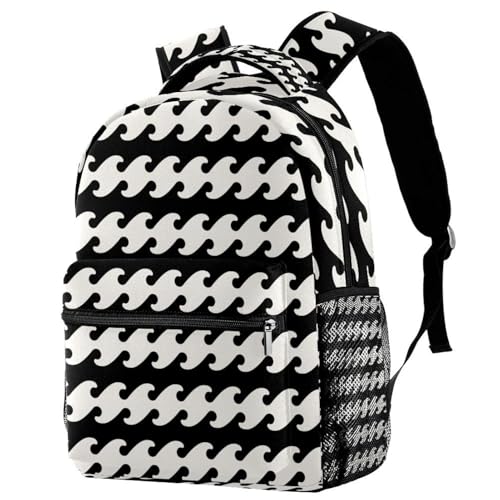 Sac à dos ordinateur portable multicolore pour voyage et lycée 40cm