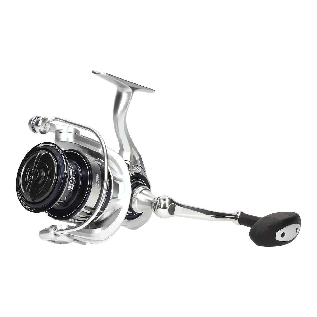 SGS Salzwassercombo Medium 3,05 m 30–100 g mit 5000 FD Spinnrolle | 2-teilig, Shore Jigging, salzwasserfest, für Küsten- und Meeresangeln