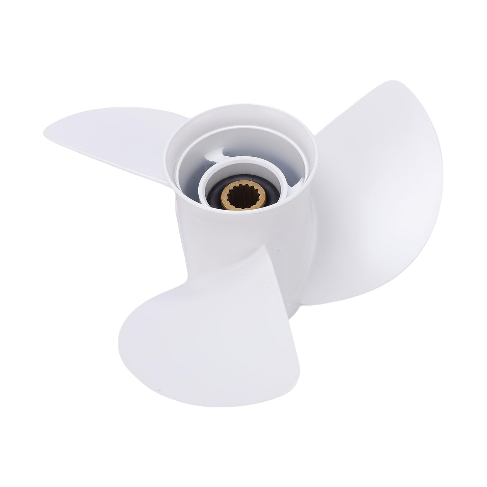 Cocoarm 13 1/2x15-K Außenbordpropeller, Aluminium-3-Blatt-Design, Ideal für 50–130 PS Außenbordmotoren für Reibungslose Bootsfahrt