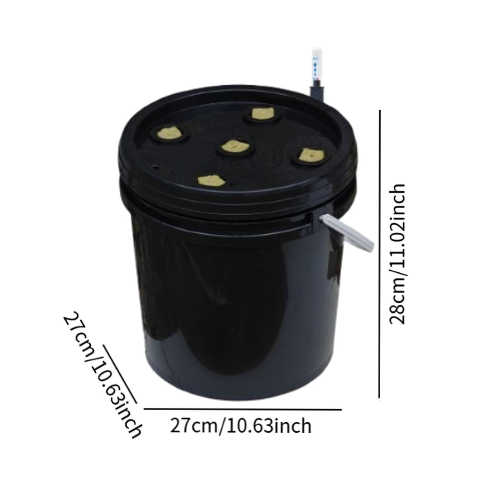 Gralara Dwc Hydroponics di in Acqua Profonda Kit per Giardino Kit per di Coltivazione per Prato per