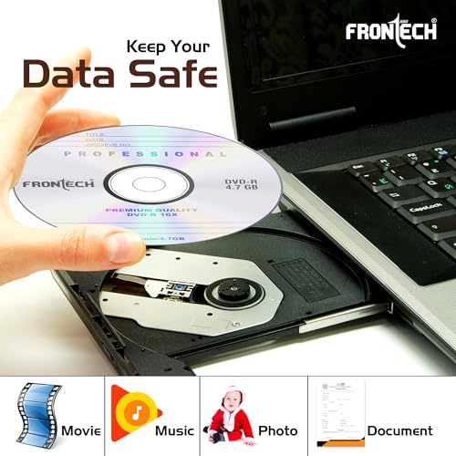 Frontech Blank DVD-R 4.7 GB 16X Speed Digital Disk - Pack of 50, Professional DVD with Advanced German Technology (DVD-0003) - Image 3