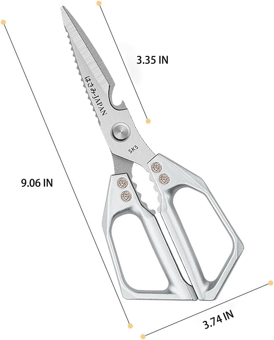 Multi-purpose kitchen shears, professional-grade kitchen shears, food cutting tools, suitable for chicken, meat, and fish. Direct from manufacturer, wholesale discounts available (100)