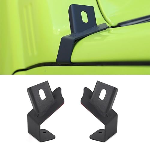 A-Pillar - Soporte de soporte para barra de luz modificar para Suzuki Jimny 2019 2020 2021 2022 2023 JB43 JB64 JB74 Accesorios exteriores de coche,