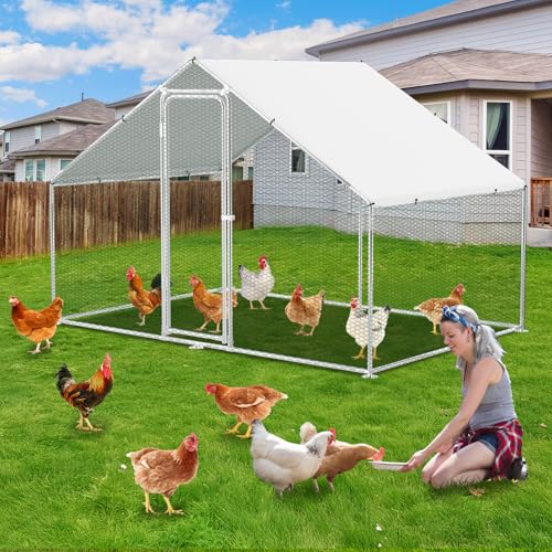 Herrselsam Poulailler XL 3 x 2 x 2 m avec Serrure en Acier...