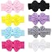 Mookiraer® Baby Hair Hoops Headbands Girl's Soft Headbands With bows (Q13-8pcs)