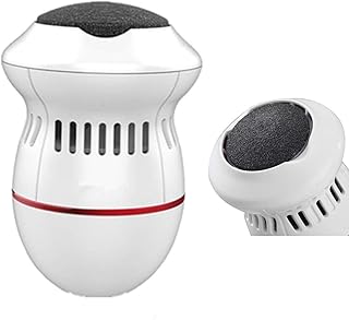 Removedor de pelos recarregável elétrico de lixa de pé rígida Ferramentas de pedicure para remoção de calcanhar e calcanhar para depilar os pés, removedor elétrico de calos para homens e mulheres, Vermelho
