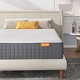 Sweetnight Full Mattress, Breeze 10 Inch Full Size Mattress, Infused Gel Memory Foam Mattresses for Cool Sleep, Supportive & Pressure Relief, Medium Firm