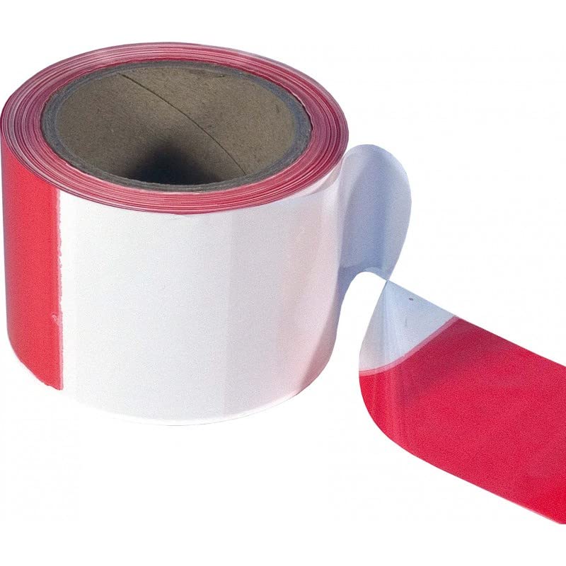 Format 4011645015454 - Absperrband 60Mm Rot/Weiss Selbstk. A 66M