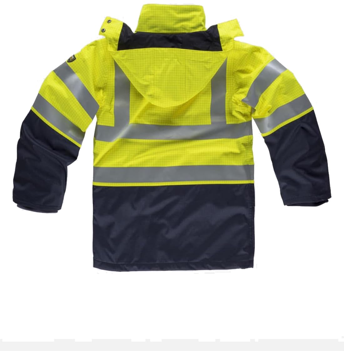 WORKTEAM Parka Ignífuga Alta Visibilidad, Antiestática con Protección Contra Soldadura, Arco Eléctrico, Ambientes Fríos, Lluvia y contra Productos Químicos. Waterproof. Unisex