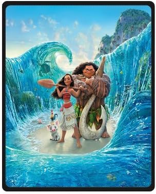 Stylish Custom Moana Movies Animation Artwork Black Fashion Design Throw Blanket 40inches x 50inches Fleece Blanket