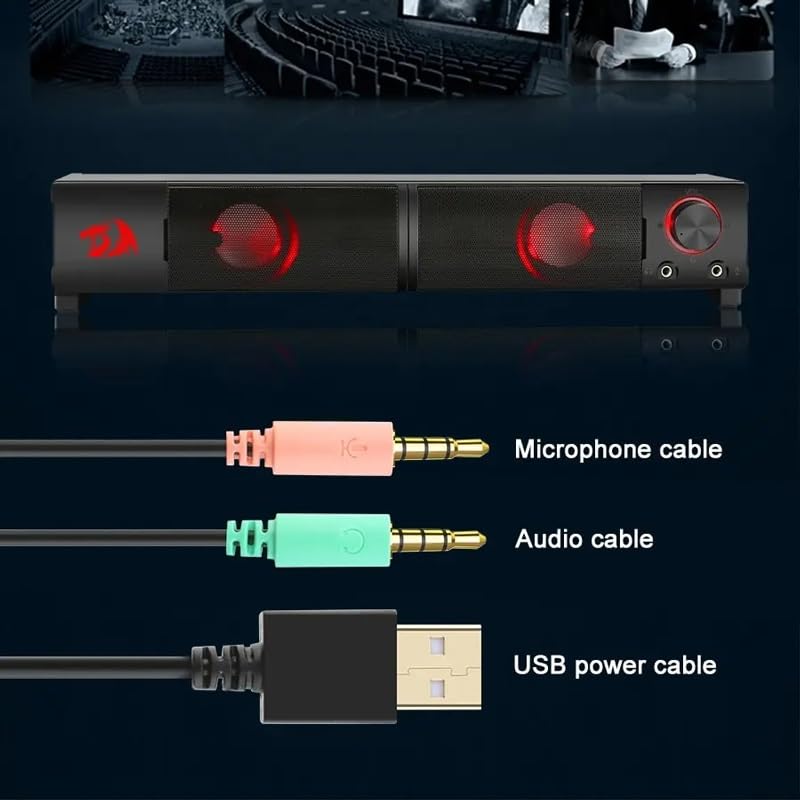 Barre de Son TV Premium - Haut-parleur Surround Stéréo 3.5mm - 7