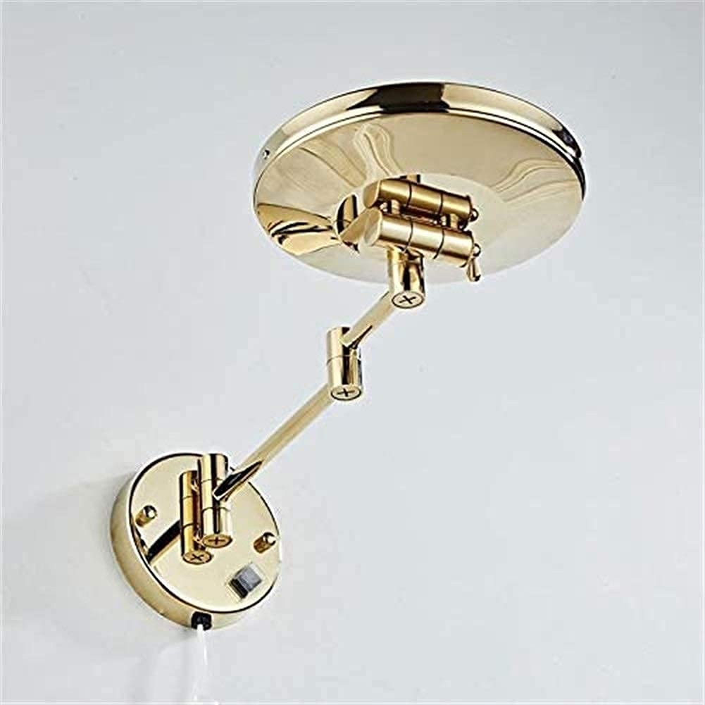Espejo de tocador, espejo de maquillaje, espejo de tocador, espejo de maquillaje montado en la pared, espejo cosmético con aumento 3X, espejo de tocador extensible con rotación de 360 ° para baño