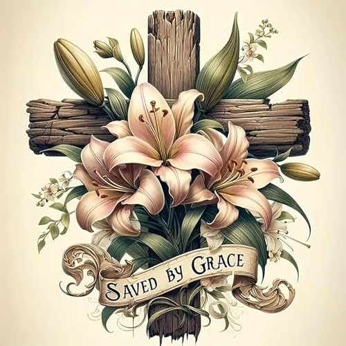 Cross Stitch Kits for Adults Beginner,Flower Counted Cross Stitch Kits Printed Stitching Cute Patterns Dimensions Needlepoint Art Crafts Embroidery Kits for Adults Beginners (13.7x13.7 inch)