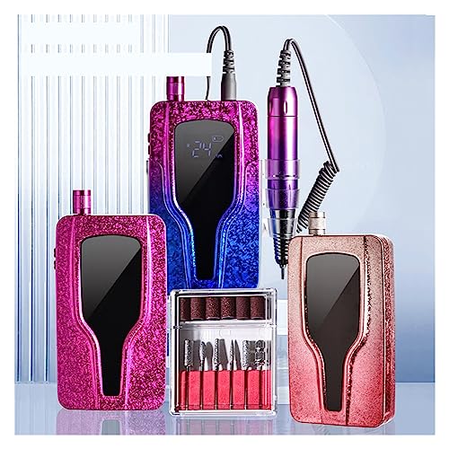 Nail-Grinding-Machine-35000RPM-Portable-Electric-Nail-Drill-Machine-Cordless-Rechargeable-E-File-Manicure-Nail-Sander-Gel-Remover-Polisher-Tools-for-DIY-Home-or-Salon-Mani-Pedis