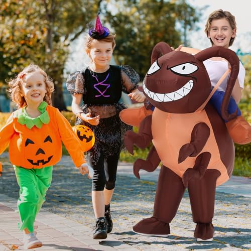 Disfraz inflable de cucaracha para niños miniatura 6
