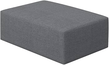 Amazon｜LIFEDEPT オットマン ダークグレー ファブリック 布張り