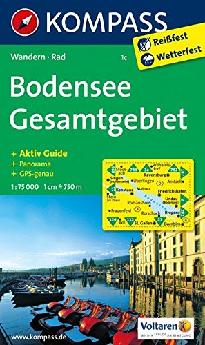 Télécharger Bodensee Gesamtgebiet 1 : 75 000 PDF