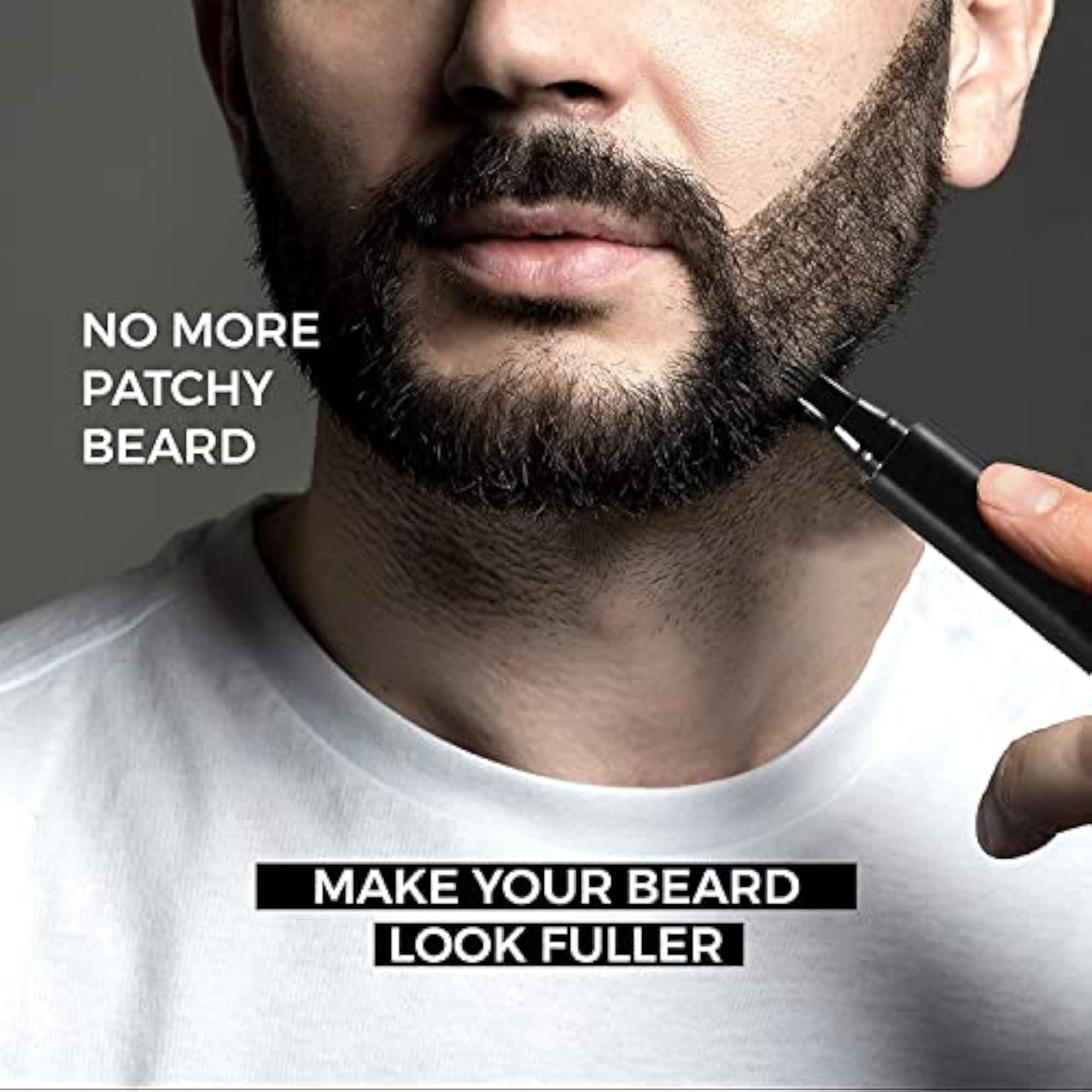 ZEPZY Beard Pencil Filler for Men with Bristle Brush