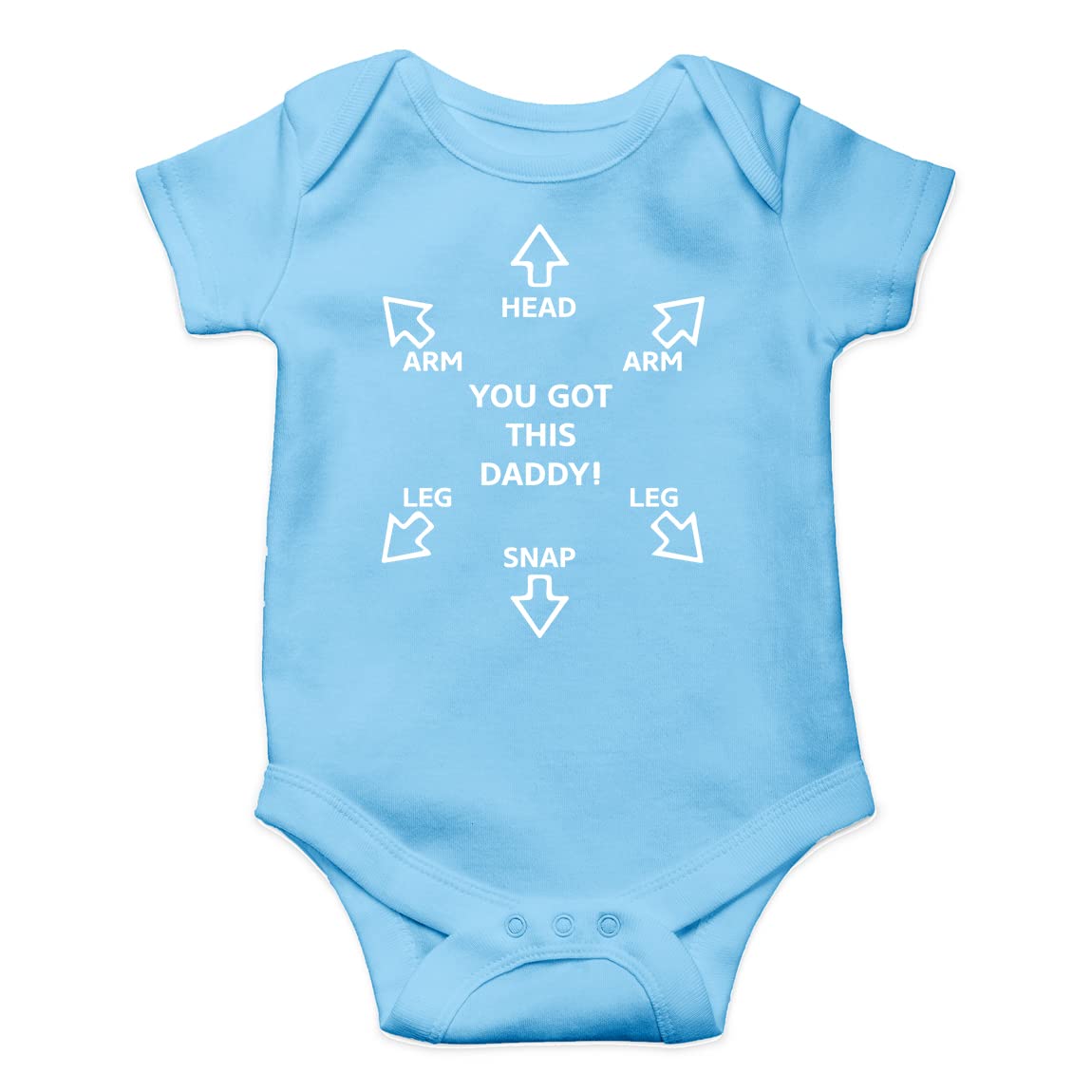 CBTwear You Can Do This Dad - Baby Clothes - Funny Newborn Bodysuit Outfits for Boys and Girls