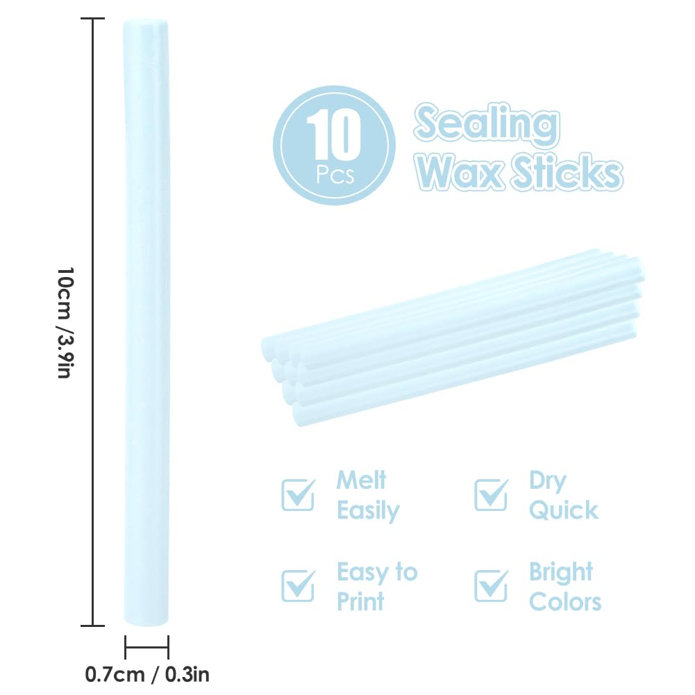 Bastoncini Ceralacca Viola - 10 Pezzi Per Pistola Colla, Ideali Per Sigilli Su Buste, Inviti E Artigianato - Foto 7