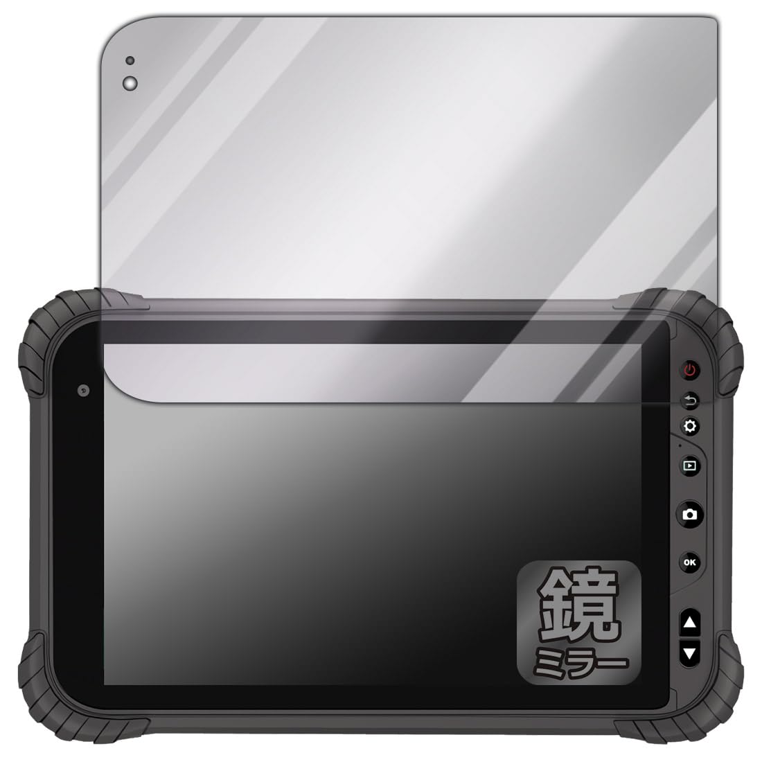 PDA工房 蔵衛門Pad Tough(KP06-NV) 対応 Crystal Shield 保護 PDA工房 蔵衛門Pad Tough(KP06-NV) 対応 Crystal Shield 保護