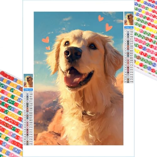 Kit diamond painting adulte chien Amour pour exprimer votre créativité artistique - 6