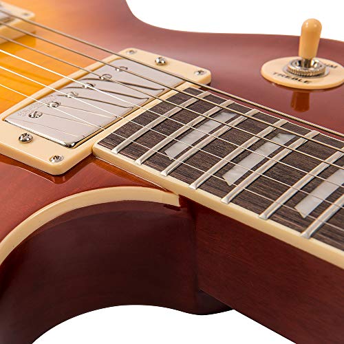 VINTAGE V100 ReIssued Guitare électrique Citron Drop - Les Beatles, Paul McCartney, John Lennon, RIngo Starr, George Harrison VINTAGE V100 ReIssued Guitare électrique Citron Drop – Image 8