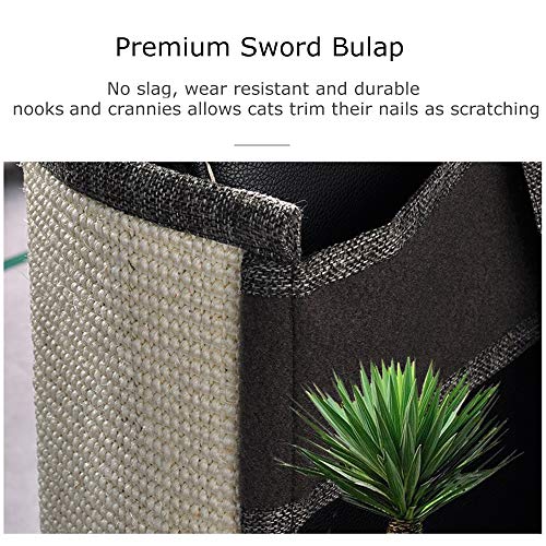 Baugger - Cat Scratcher Gato Scratch Pad Cat Nail Guarnição Mobiliário Protetor Anti-scratch Cat Tra