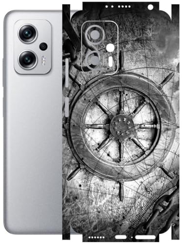 Image of AtOdds - Full Body Back Screen Guard Protector Film - Lamination Wrap Skin Sticker Compatible with REDMI K50i (5G) | Scratchproof Matte Finish (Voyage)