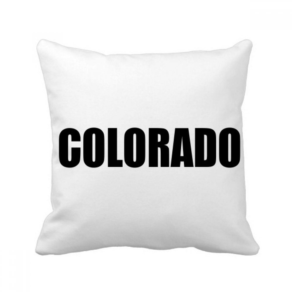 Oreiller Colorado carré 40 x 40 cm multicolore housse avec insert amovible accueil