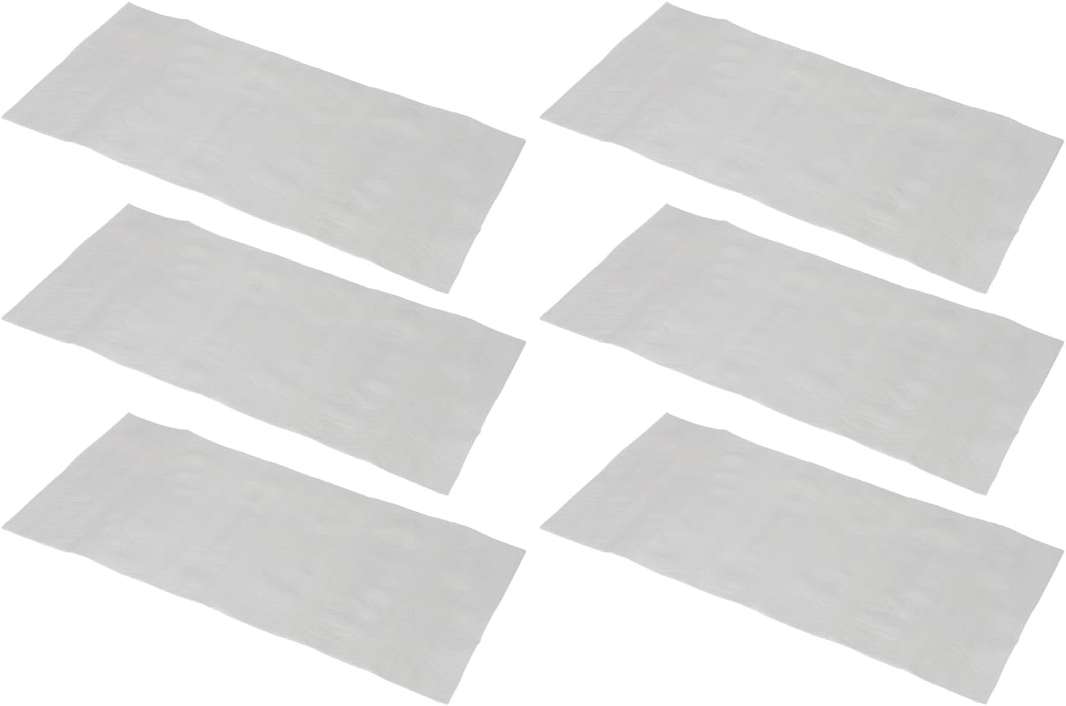 DOITOOL 6pcs Cuttable Oil Absorbent Pads for Range Hood, 90x45cm Grease Absorbing Sheets, Oil-proof Filter Mats for Kitchen Cooking and Baking, Range Hood Oil Catcher Accessories