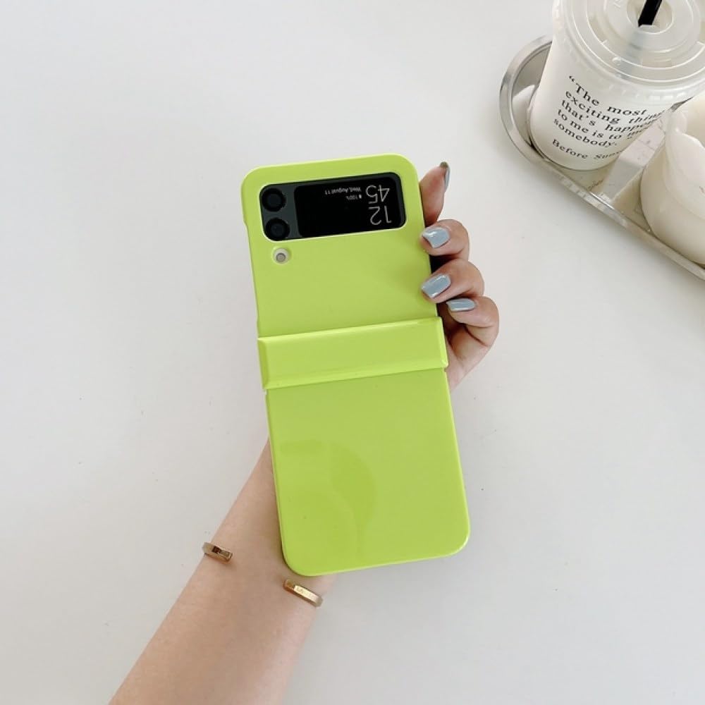 Housse Z Flip 3 souple antichoc de luxe vert pastel moderne - 7