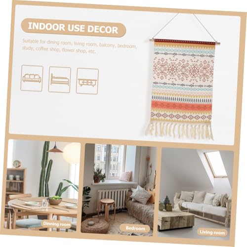 Tapiz colgante bohemio estilo mandala: pack de 2 para el hogar 5