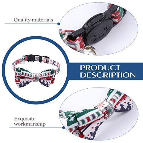 POPETPOP Natal Pet Gravata Borboleta Floco de Neve Ãrvore CÃ£o Fivela Coleira AjustÃ¡vel Natal Cat C