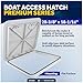 Five Oceans Boat Hatch, Marine Access Hatch, Boat Hatch Lids, Recessed Handle Locking System for Boat Yacht, 20-3/8