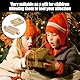 COACOM 12Pcs Beech Gleiszug, Kreativer Holzbahnenanschluss, Kinderspielzeugversammlungsstrecke, Lustige Zugzubehör.