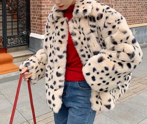 Amazon | [リーフラワー] ファーコート コート アニマル柄コート  