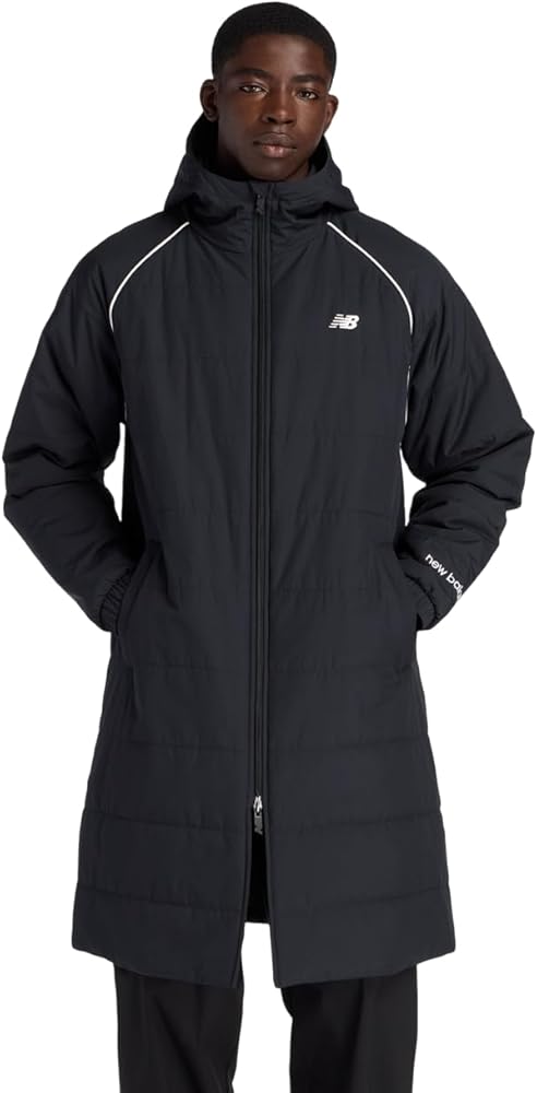 Amazon | [ニューバランス] ベンチコート パデッドコート ロング