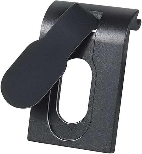 Cubierta de batería de repuesto para puerta lateral GoPro 11 Mini, aleación de aluminio a prueba de polvo Pasa a través de la tapa de la cubierta de