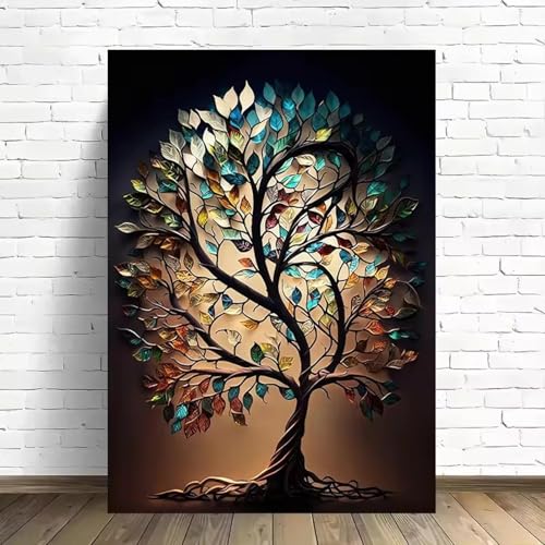 Impression sur toile Arbre de vie pour sublimer la décoration murale du salon