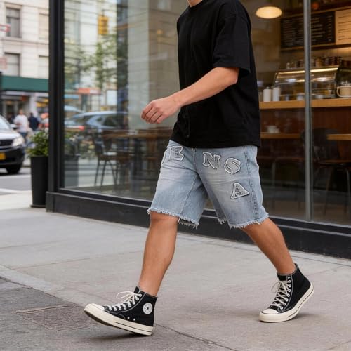 Bcnokfc Baggy Denim Skate Shorts