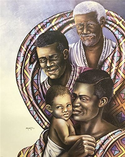 Amazon.com: Mohagany 1.5 inch Framed with Four Generation (Male