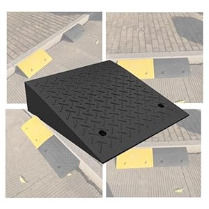 Professional Grade Loading Ramps Rubber Curb Ramp Portable Heavy Duty Rubber Shed Car Slope Ramp Motorcycle Ramp Connectable Sidewalk Curb Ramp For Low Cars Motorcycle Ramp Curb Ramps (2Inch High) 9 51s0h6fahrl. sl500 . ss300