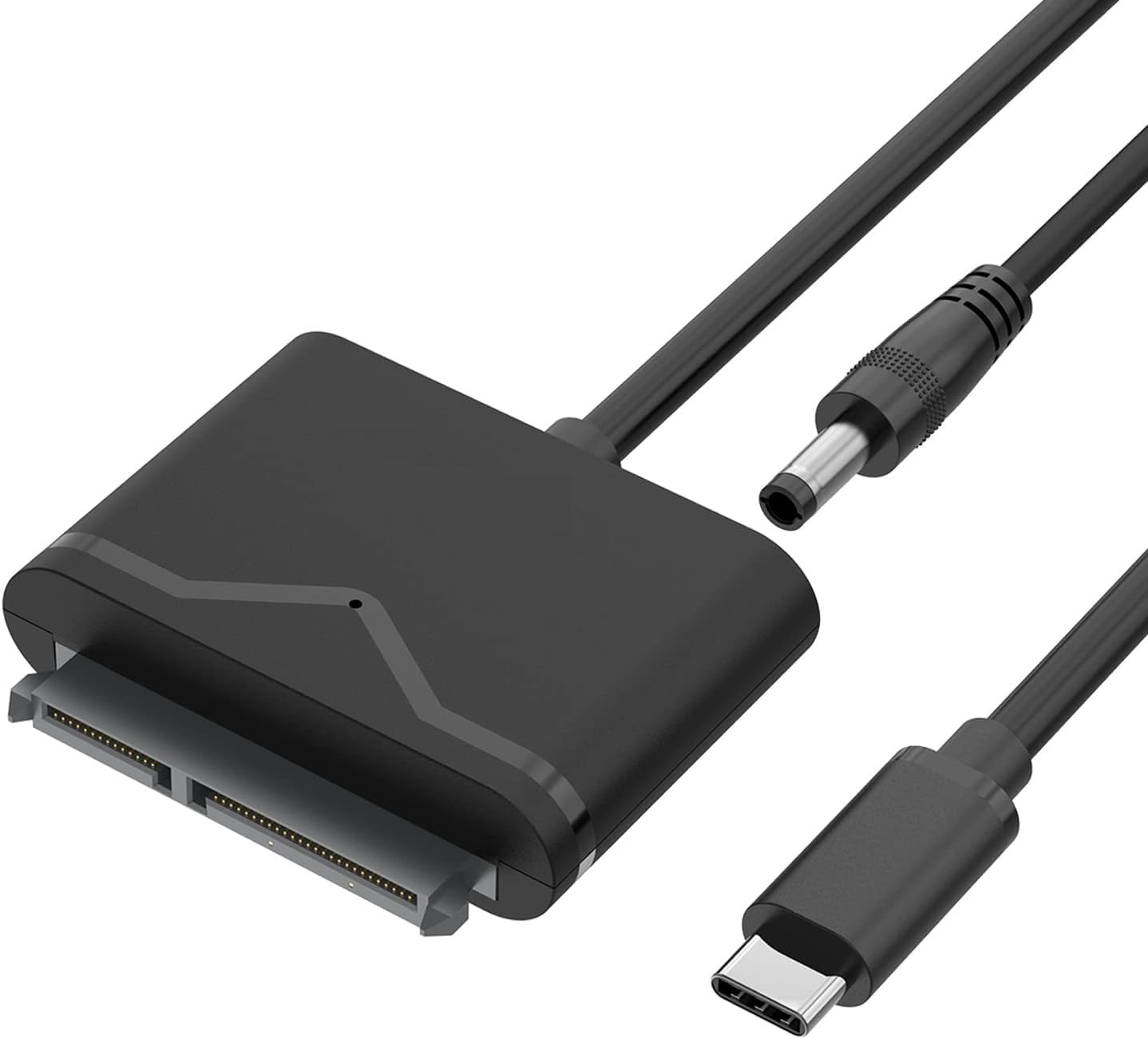 RuhZa SATA to USB C Adapter Cable, USB C to SATA Hard Drive External Converter for 2.5"/3.5" SSD/HDD, Support UASP (6Gbps), Auto-Sleep Mode with 12V/2A Power Adapter, Max 20TB.(BLACK) (B0CJRDN8BP) Amazon Price History, Amazon Price Tracker