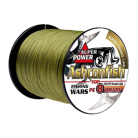 Ashconfish Geflochtene Angelschnur, 8 Stränge Cover