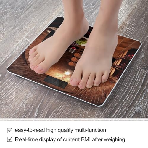 Báscula digital de vidrio templado para baño 400 lb miniatura 5