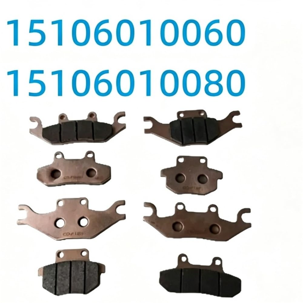 2 set di pastiglie freno anteriori e 2 set posteriori SINTERIZZATE for ODES 650 800 1000 ATV